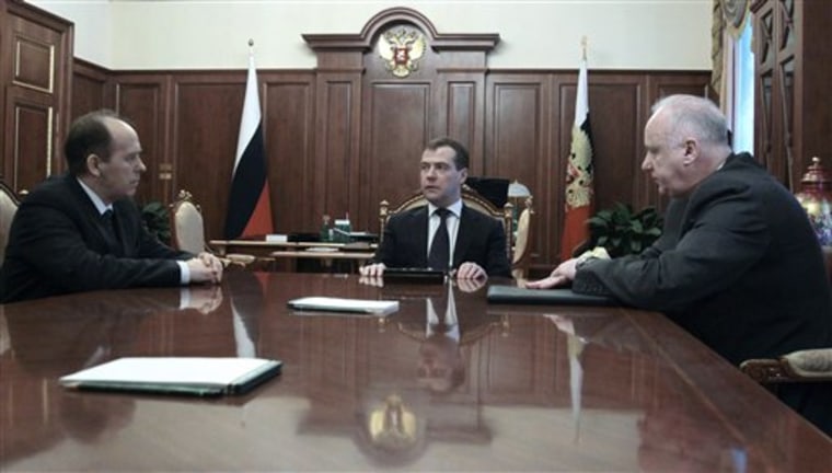Dmitry Medvedev, Alexander Bortnikov, Alexander Bastrykin